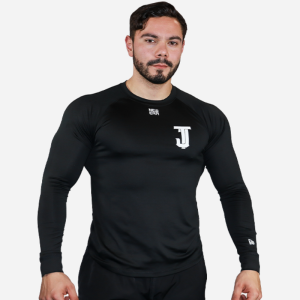 Licra Negro TJ White Manga Larga