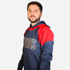 Hoodie Ruler Rojo Navy