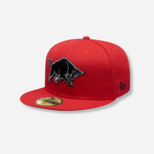 Gorra Exclusiva Roja Bull Negro