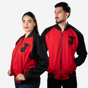 Chamarra Ruler 2026 Roja/Negro TJ, Unisex